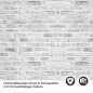 Preview: Küchenrückwand Folie Maueroptik Grau-Weiß - Skandinavisches Flair Detailbild 2