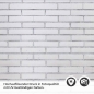 Preview: Küchenrückwand Folie Schmale Ziegelsteine - Zeitloses Ambiente Detailbild 2