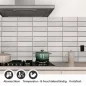 Preview: Küchenrückwand Folie Dezente Kachelmuster - Modernität für Ihre Wände Detailbild 1