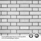 Preview: Küchenrückwand Folie Graue Backsteinoptik - Look für stilvolle Küchen Detailbild 2