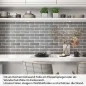 Preview: Küchenrückwand Folie Urbanes Ziegeldesign Artikelbild 1