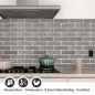 Preview: Küchenrückwand Folie Urbanes Ziegeldesign Detailbild 1