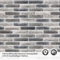 Preview: Küchenrückwand Folie Moderne Ziegelwand Detailbild 2