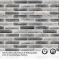 Preview: Küchenrückwand Folie Moderne Ziegelwand Detailbild 2