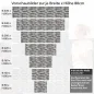 Preview: Küchenrückwand Folie Moderne Ziegelwand Höhe 80cm