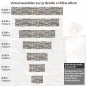 Preview: Küchenrückwand Folie Klinker Riemchen - Robuste Ziegelstein-Optik Höhe 60cm