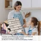 Preview: Küchenrückwand Folie Sandstein Klinker - Backstein-Look für helle Küchen A4 Muster