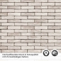 Preview: Küchenrückwand Folie Sandstein Klinker - Backstein-Look für helle Küchen Detailbild 2