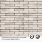 Preview: Küchenrückwand Folie Sandstein Klinker - Backstein-Look für helle Küchen Detailbild 2
