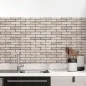 Preview: Küchenrückwand Folie Sandstein Klinker - Backstein-Look für helle Küchen Hauptbild