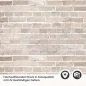 Preview: Küchenrückwand Folie Ziegel - Sandtöne für gemütliche Räume Detailbild 2