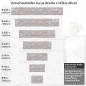 Preview: Küchenrückwand Folie Ziegelwand - Farbnuancen für stilvolle Küchen Höhe 60cm