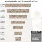 Preview: Küchenrückwand Folie Alte Ziegelstein Mauer Höhe 51cm