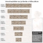 Preview: Küchenrückwand Folie Alte Ziegelstein Mauer Höhe 60cm