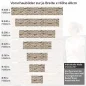 Preview: Küchenrückwand Folie Alte Ziegelstein Mauer Höhe 60cm