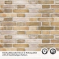 Preview: Küchenrückwand Folie Steinmauer - Ziegel für den Landhaus-Chic Detailbild 2