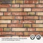 Preview: Küchenrückwand Folie Rustikale Mauer - Harmonischer Backstein-Stil Detailbild 2
