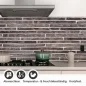 Preview: Küchenrückwand Folie Klinkerstreifen Detailbild 1