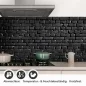 Preview: Küchenrückwand Folie Schwarze Backsteine Detailbild 1