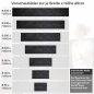 Preview: Küchenrückwand Folie Schwarze Backsteine Höhe 60cm