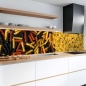 Preview: Küchenrückwand Platte Bunte Pasta Italienische Nudel Artikelbild 1