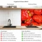 Preview: Küchenrückwand Platte Sommerliche Erdbeeren Produktdetailbild 2: Hygiene und Gesundheit!