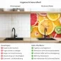 Preview: Küchenrückwand Platte Citrus Fructus Produktdetailbild 2: Hygiene und Gesundheit!