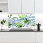 Preview: Küchenrückwand Platte Spritzige Limetten & Minzen Artikelbild 1