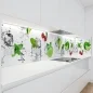 Preview: Küchenrückwand Platte Spritzige Limetten & Kirschen Artikelbild 1