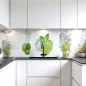 Preview: Küchenrückwand Platte Limetten Wasser Splash Hauptbild 1