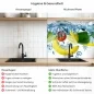 Preview: Küchenrückwand Platte Obst Splash Produktdetailbild 2: Hygiene und Gesundheit!