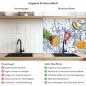 Preview: Küchenrückwand Platte Splashy Fruits Produktdetailbild 2: Hygiene und Gesundheit!
