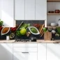 Preview: Küchenrückwand Platte Chili & Gewürze auf Tafel Hauptbild 1