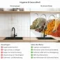 Preview: Küchenrückwand Platte Gewürzvielfalt im Glas Produktdetailbild 2: Hygiene und Gesundheit!