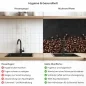 Preview: Küchenrückwand Platte Aroma Meer aus Kaffeebohnen Produktdetailbild 2: Hygiene und Gesundheit!