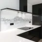 Preview: Küchenrückwand Platte Weiße Berge Artikelbild 1