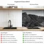 Preview: Küchenrückwand Platte Monochrome Berge Produktdetailbild 2: Hygiene und Gesundheit!