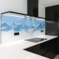 Preview: Küchenrückwand Platte Berge im Eisigem Gletscher Artikelbild 2