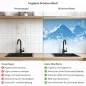 Preview: Küchenrückwand Platte Berge im Eisigem Gletscher Produktdetailbild 2: Hygiene und Gesundheit!