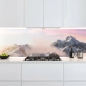 Preview: Küchenrückwand Platte Verschneite Bergspitze Artikelbild 1