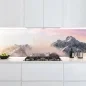 Preview: Küchenrückwand Platte Verschneite Bergspitze Artikelbild 1