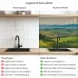 Preview: Küchenrückwand Platte Harmonische Hügel Produktdetailbild 2: Hygiene und Gesundheit!