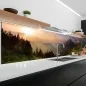 Preview: Küchenrückwand Platte Landschaft im Sonnenuntergang Hauptbild 1