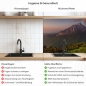 Preview: Küchenrückwand Platte Landschaft im Sonnenuntergang Produktdetailbild 2: Hygiene und Gesundheit!