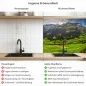 Preview: Küchenrückwand Platte Wanderwege im Grünen Tal Produktdetailbild 2: Hygiene und Gesundheit!
