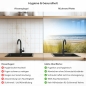 Preview: Küchenrückwand Platte Grüne Weide & Bergpanorama Produktdetailbild 2: Hygiene und Gesundheit!