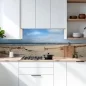 Preview: Küchenrückwand Platte Spaziergang am Nordsee Hauptbild 1