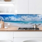 Preview: Küchenrückwand Platte Himmlischer Strand Artikelbild 2