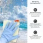 Preview: Küchenrückwand Platte Himmlischer Strand Produktdetailbild 3: Reinigung leicht gemacht!