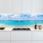 Preview: Küchenrückwand Platte Strand & Meer in Himmlischen Farben Artikelbild 1